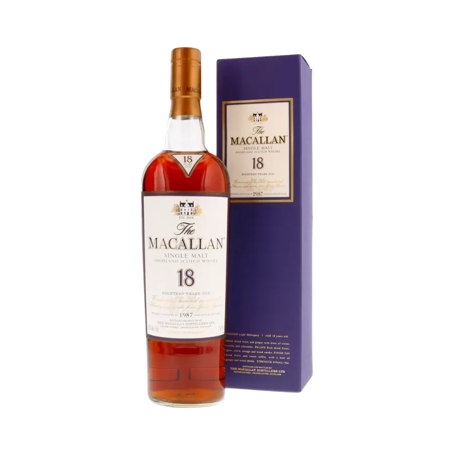 Rượu Whisky Macallan 18 Year Old 1987