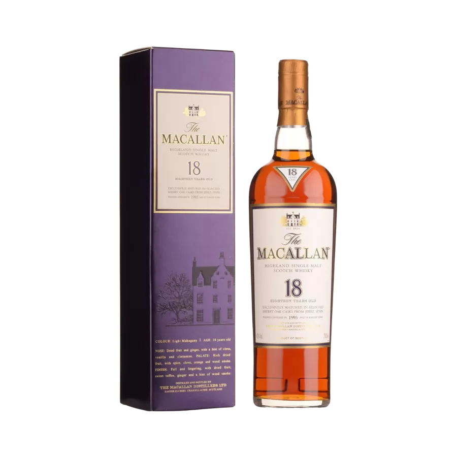 Rượu Whisky Macallan 18 Year Old 1993