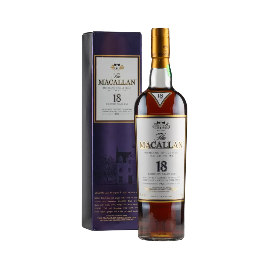 Rượu Whisky Macallan 18 Year Old 1995
