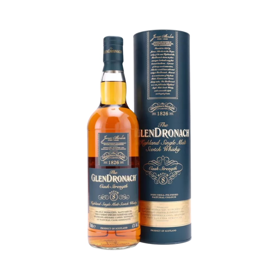 Rượu Whisky GlenDronach Cask Strength Batch 8