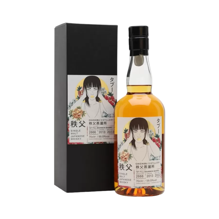 Rượu Whisky Nhật Chichibu 2013 8 Year Old 1ST Fill Bourbon Barrel