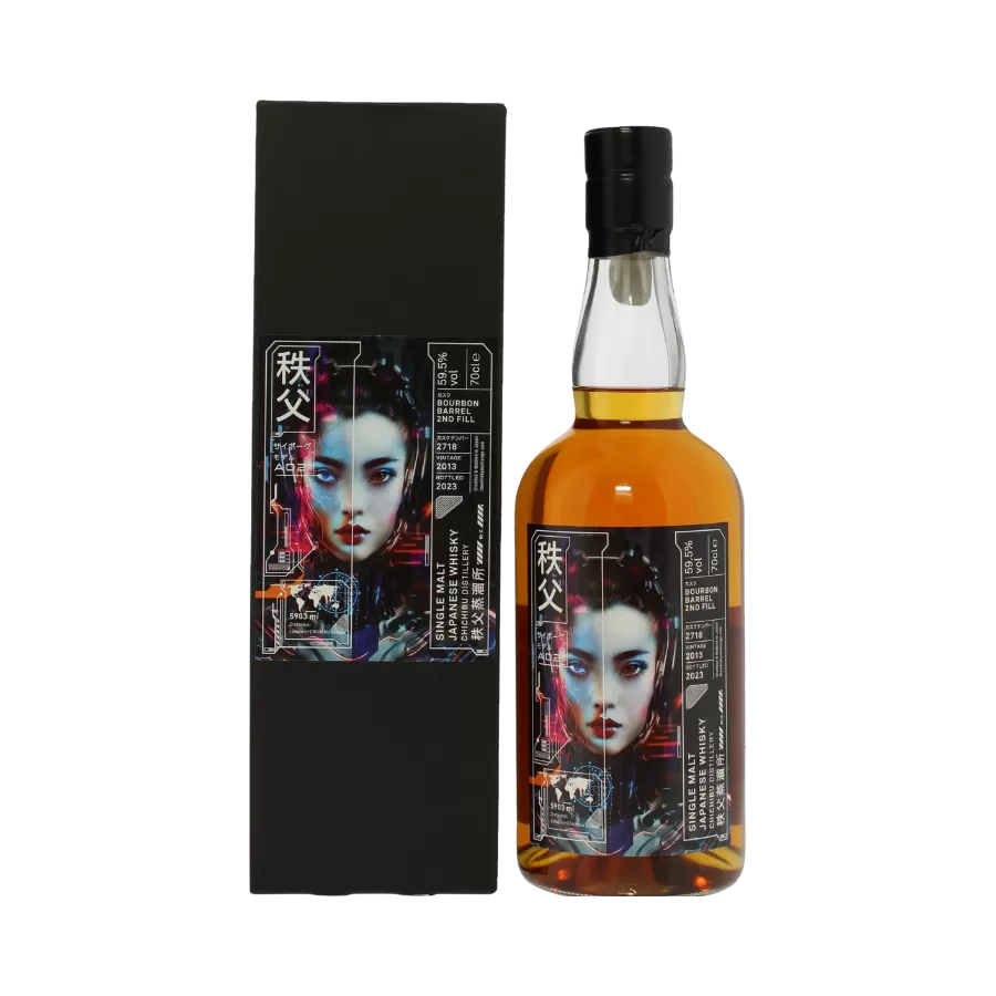 Rượu Whisky Nhật Chichibu 9 Year Old 2013 Cyborg Trilogy A02