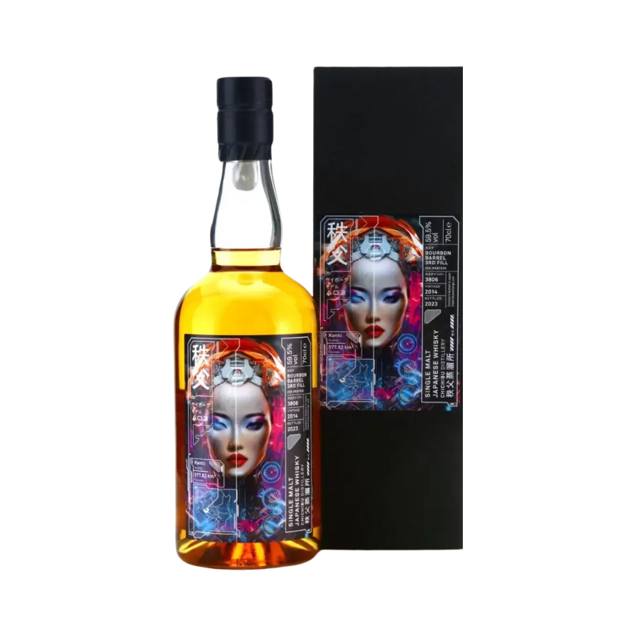 Rượu Whisky Nhật Chichibu 9 Year Old 2014 Cyborg Trilogy A03
