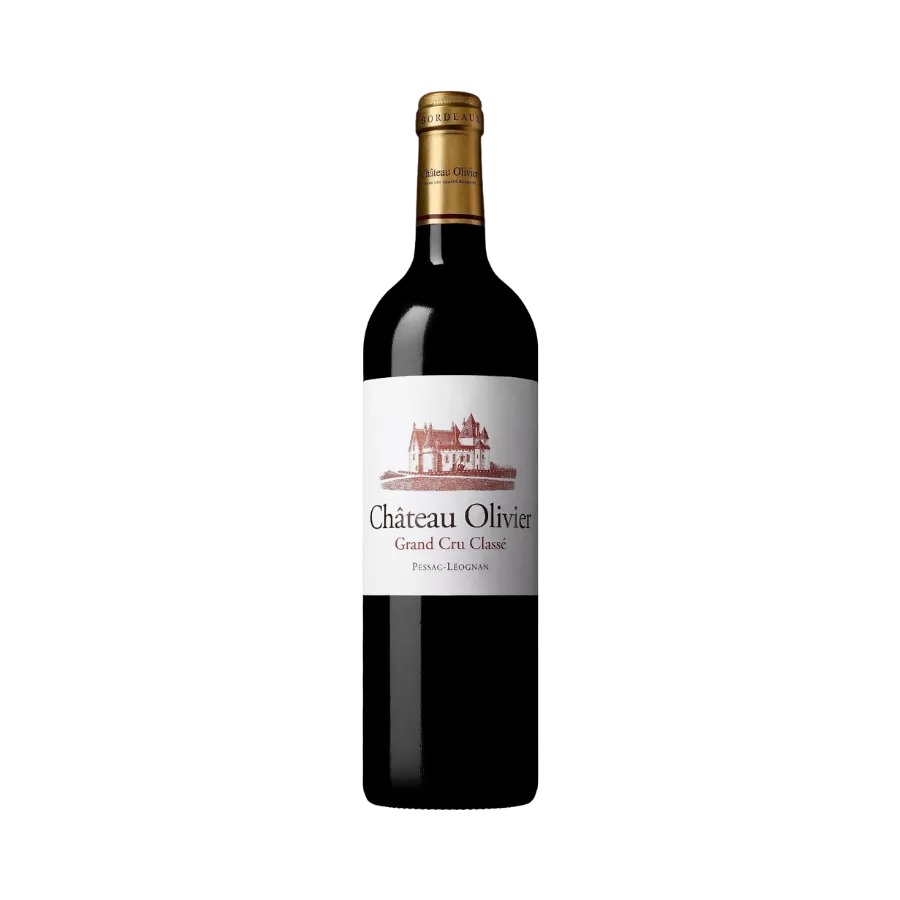 Rượu Vang Đỏ Pháp Chateau Olivier Rouge Grand Cru Classé 2010