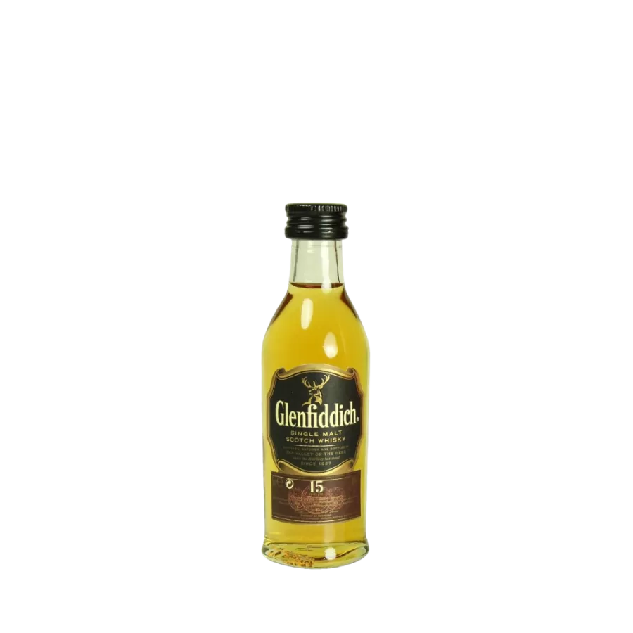 Rượu Whisky Glenfiddich 15 Year Old Chai Mini 50ml