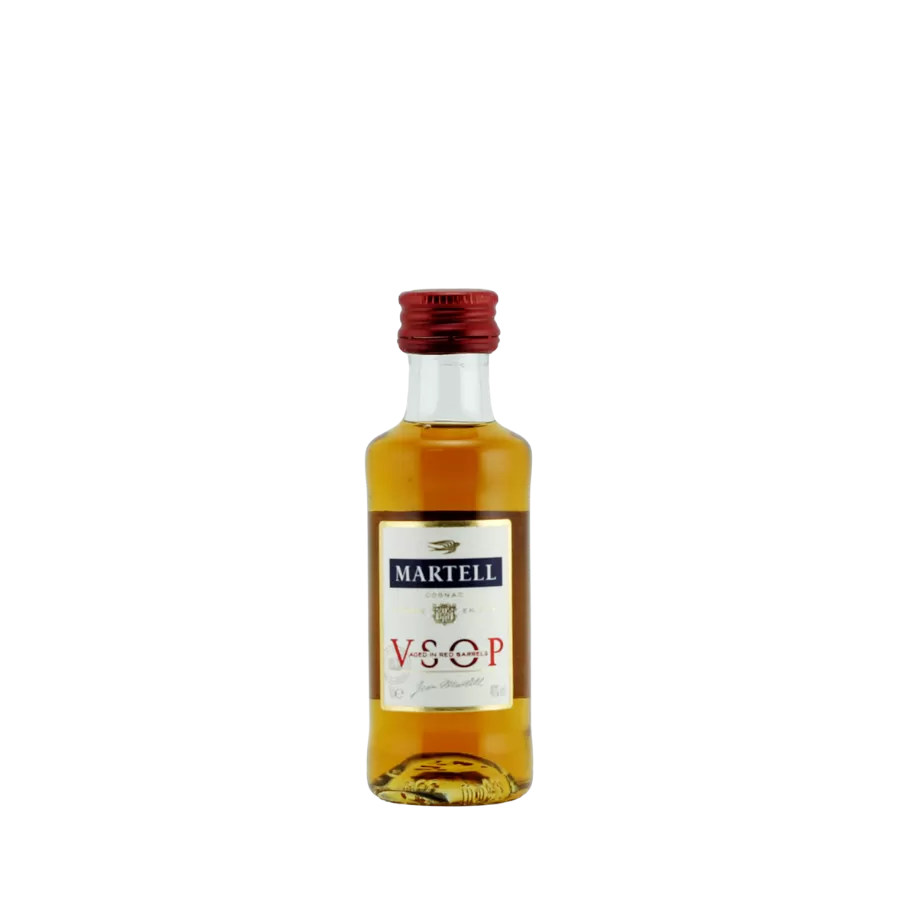 Rượu Cognac Pháp Martell VSOP Red Barrel Chai Mini 50ml