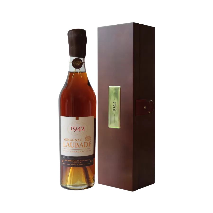 Rượu Brandy Pháp Chateau Laubade Bas Armagnac 1942