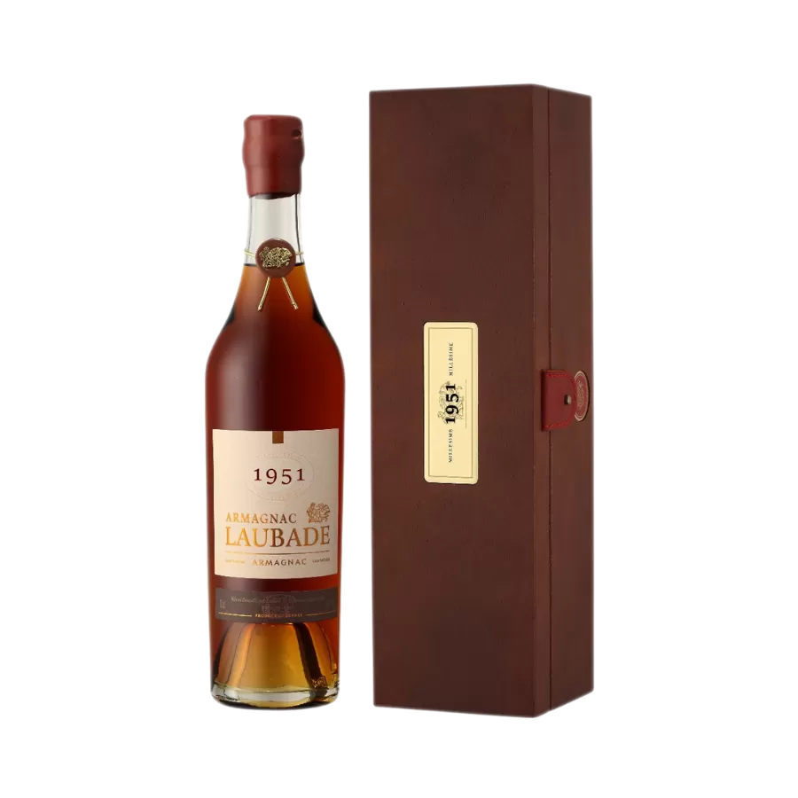 Rượu Brandy Pháp Chateau Laubade Bas Armagnac 1951