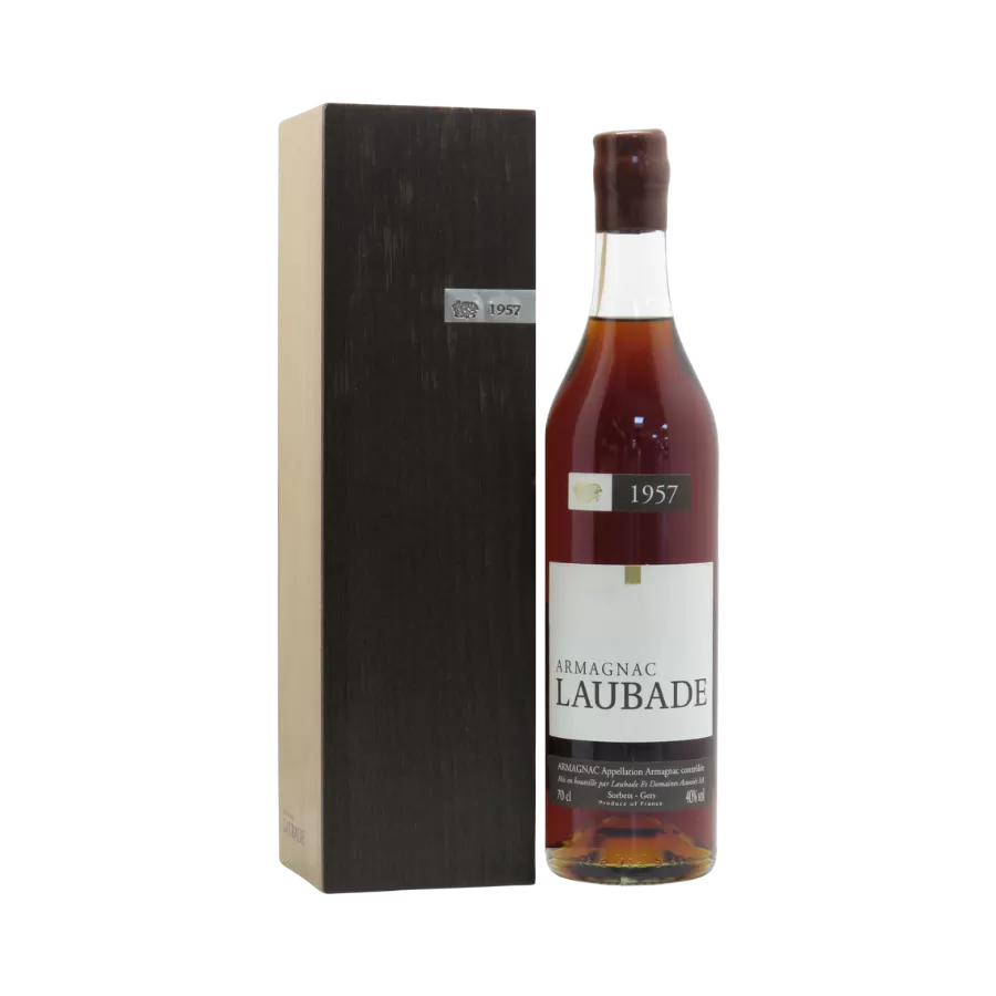 Rượu Brandy Pháp Chateau Laubade Bas Armagnac 1957