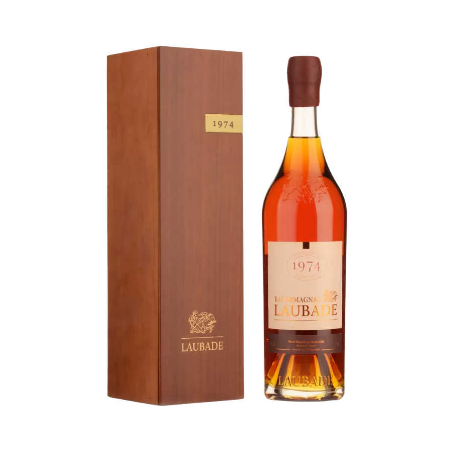 Rượu Brandy Pháp Chateau Laubade Bas Armagnac 1974