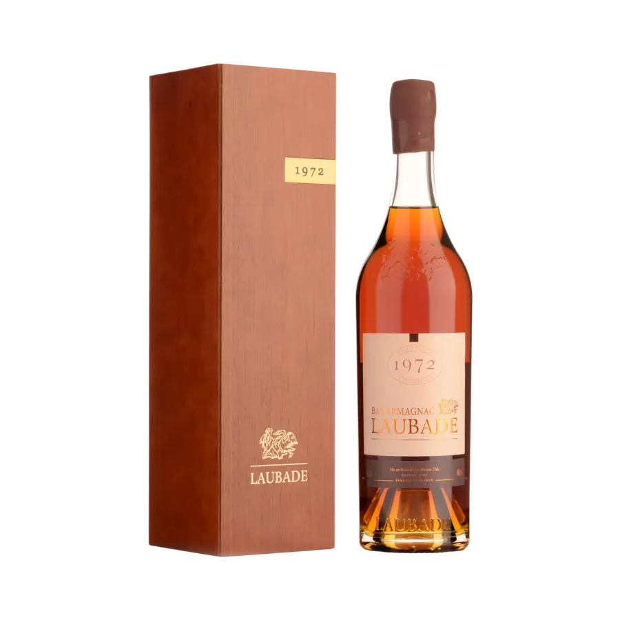 Rượu Brandy Pháp Chateau Laubade Bas Armagnac 1972