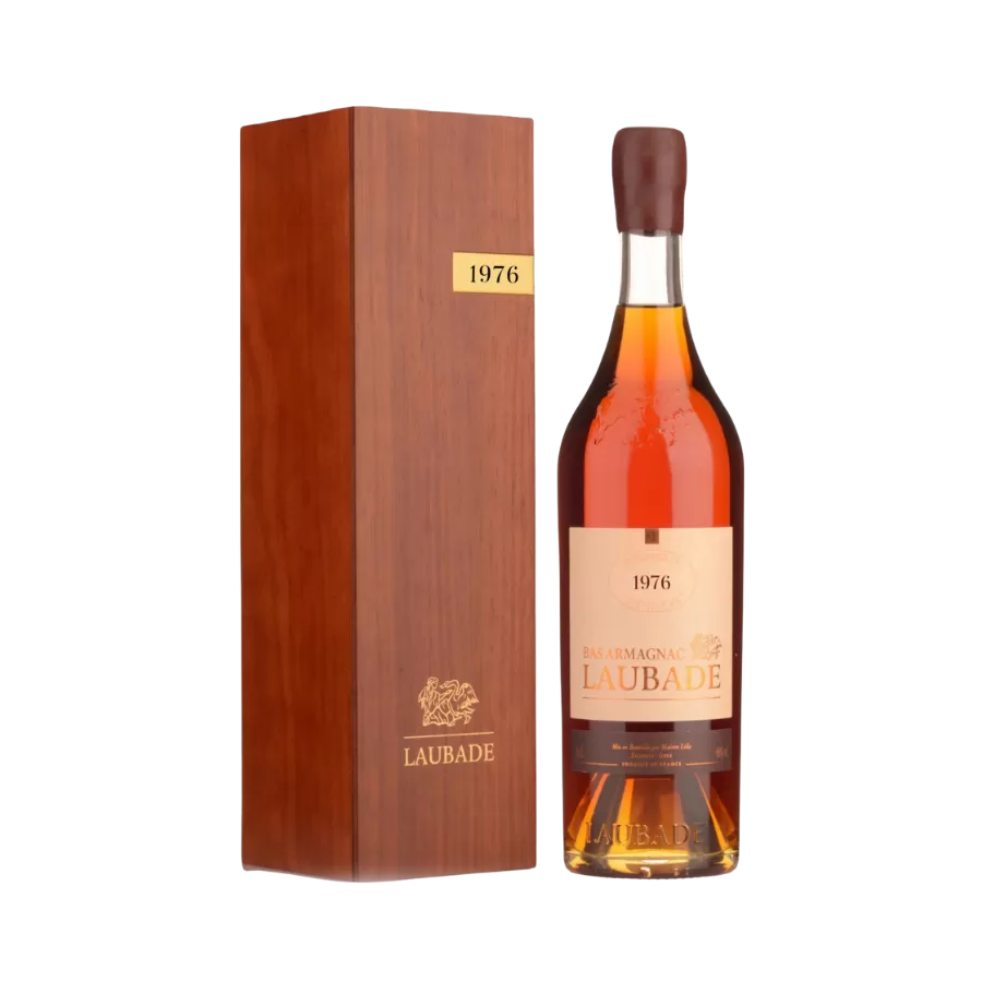 Rượu Brandy Pháp Chateau Laubade Bas Armagnac 1976