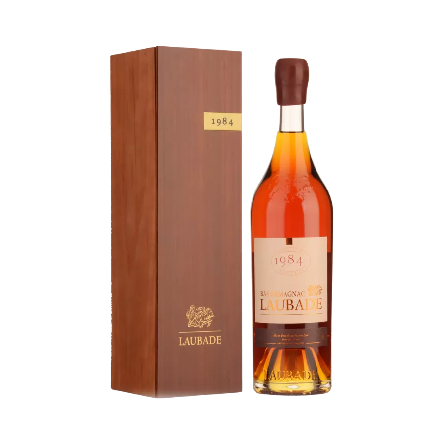 Rượu Brandy Pháp Chateau Laubade Bas Armagnac 1984