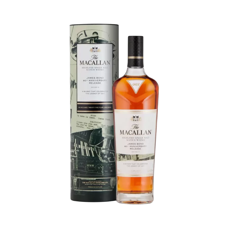 Rượu Whisky Macallan James Bond 60th Anniversary Release Decade 2