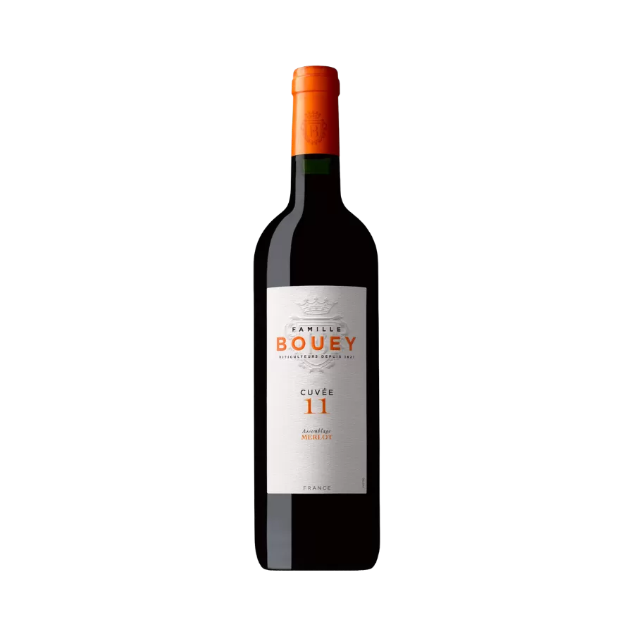 Rượu Vang Đỏ Pháp Famille Bouey Cuvee 11 Merlot 2022