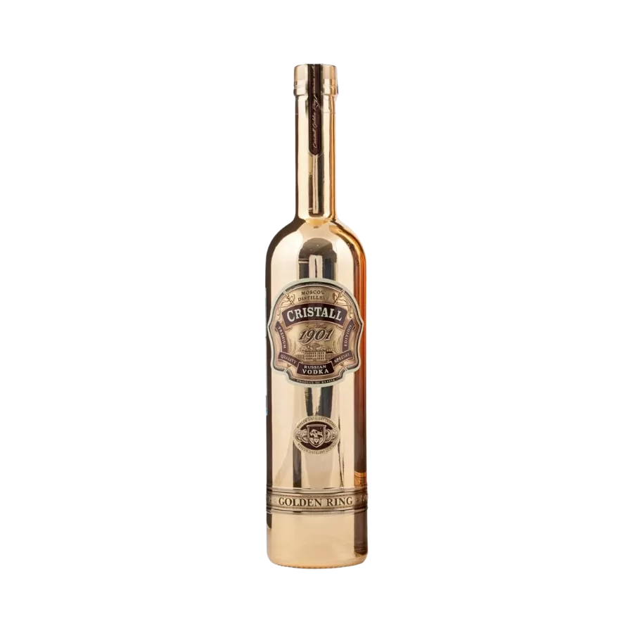 Rượu Vodka Nga Cristall 1901 Golden Ring