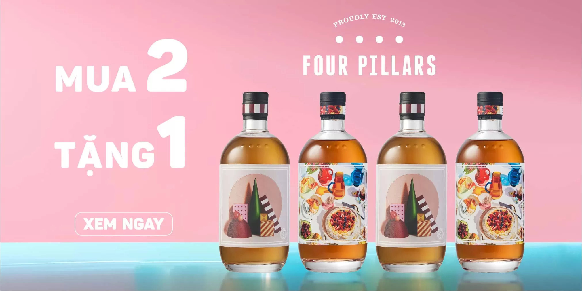 KHUYẾN MÃI TỪ THƯƠNG HIỆU FOUR PILLARS