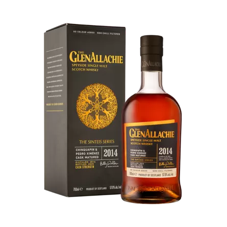 Rượu Whisky The GlenAllachie 2014 Chinquapin & Pedro Ximénez Cask Matured - Sinteis Series Part I