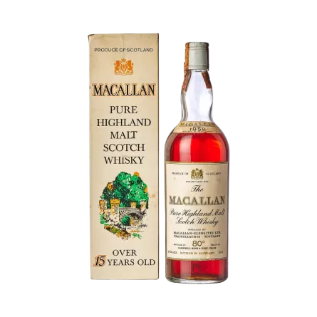 Rượu Whisky Macallan 15 Year Old Campbell Hope & King 80 Proof 1958
