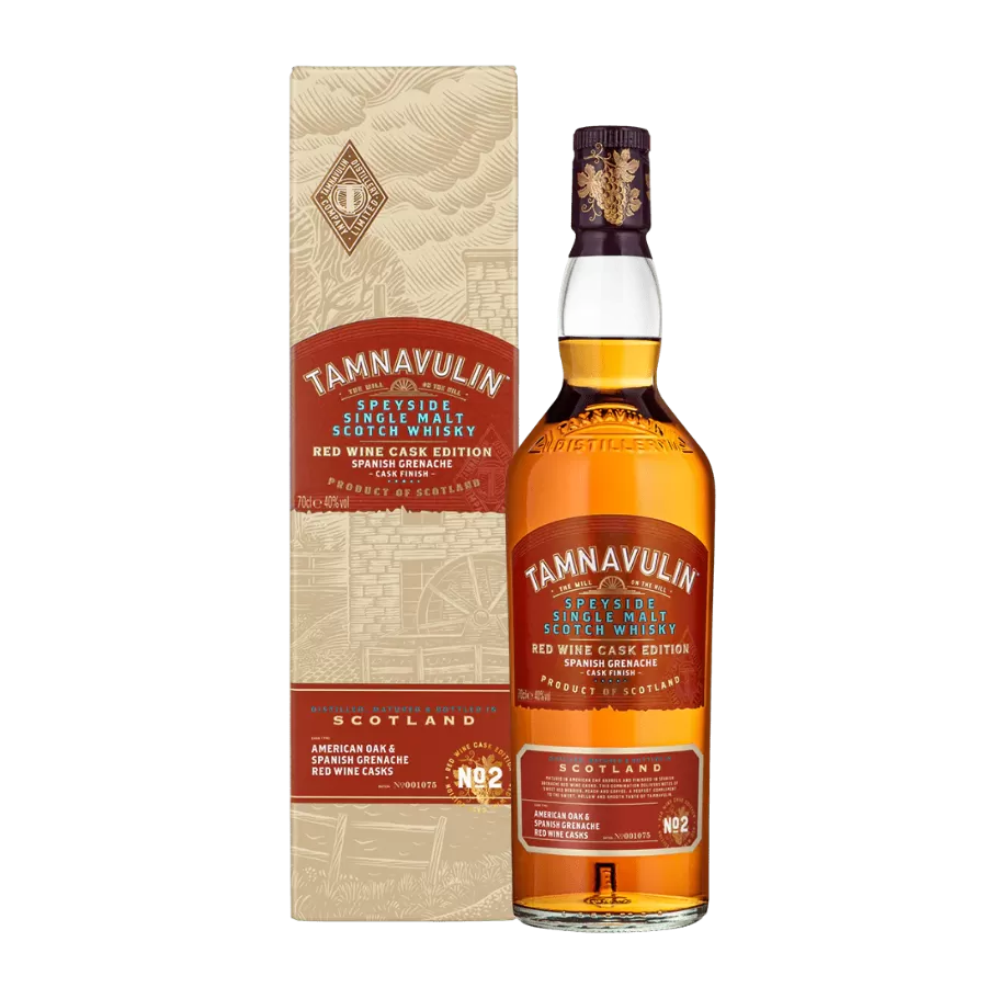 Rượu Whisky Tamnavulin Red Wine Cask Edition Spanish Grenache Cask Finish