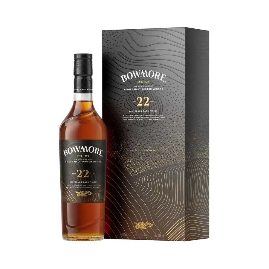 Rượu Whisky Bowmore 22 Year Old Sauternes Cask Finish