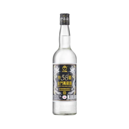Rượu Cao Lương Kim Môn 58 Độ/ Kinmen Kaoliang Black Golden Dragon Premium/ 金門高粱 黑金龍特優金門高梁 58度