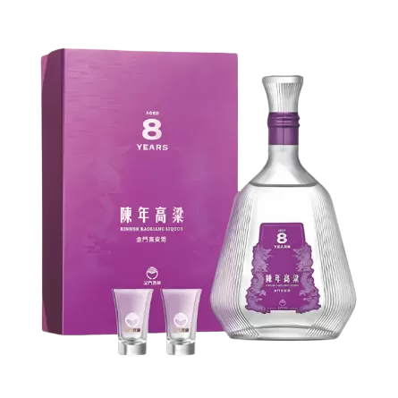 Rượu Cao Lương Kim Môn 8 Năm/ Kinmen Kaoliang 8 Year Old/ 金門高粱 陳年高梁8年