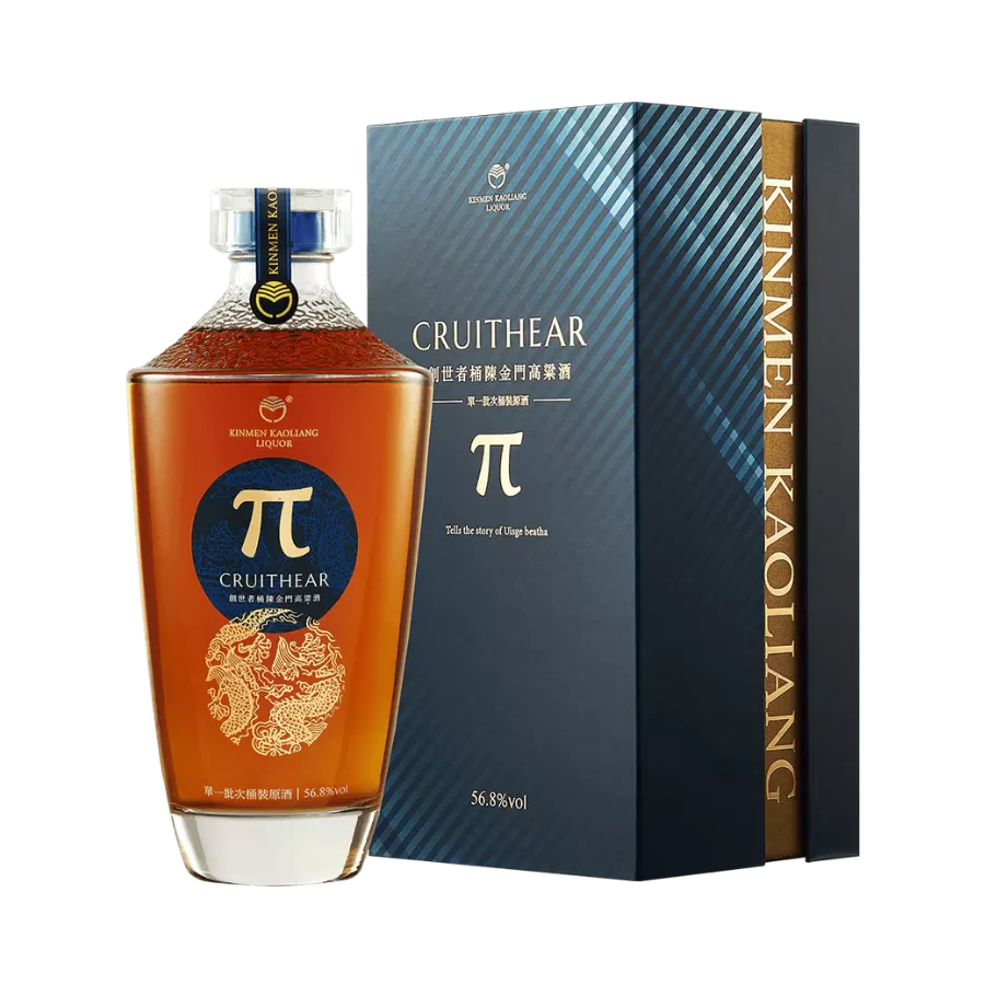 Rượu Cao Lương Kim Môn Cruithear/ Kinmen Kaoliang Liquor Cruithear/ 金門高粱 創世者桶陳 單一批次桶裝原酒