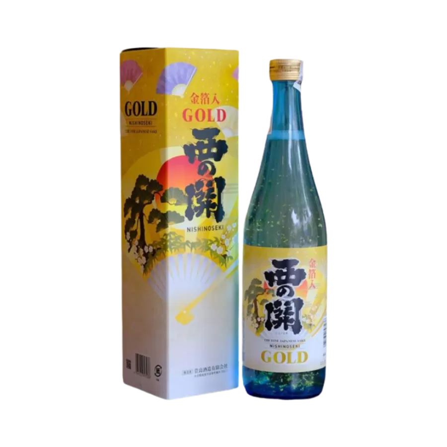 Rượu Sake Nishinoseki Gold Leaf 1800ml