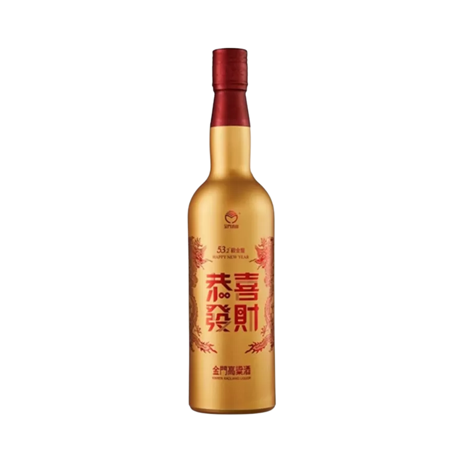 Rượu Cao Lương Kim Môn Phiên Bản Tết/ Kinmen Kaoliang 2024 CNY/ 金門高粱 緞金龍 2024年