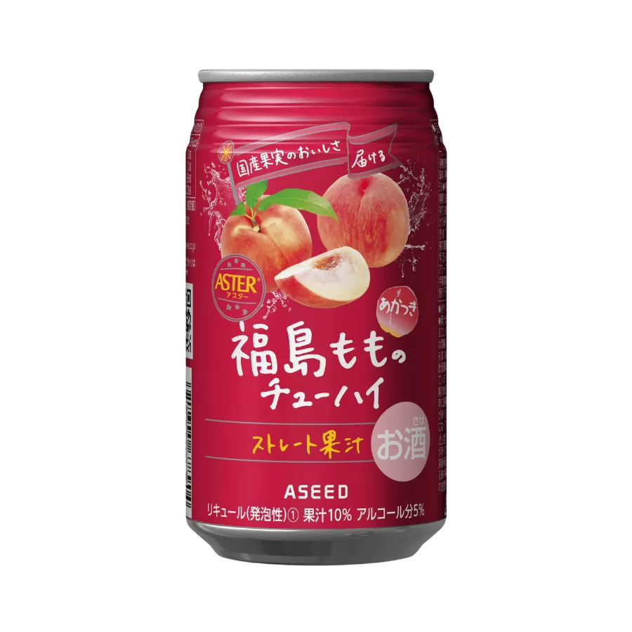 Rượu Cocktail Chu Hi Vị Đào Fukushima Aseed