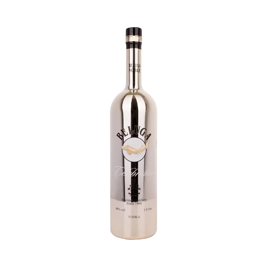 Rượu Vodka Nga Beluga Noble Celebration 1000ml (Vàng)