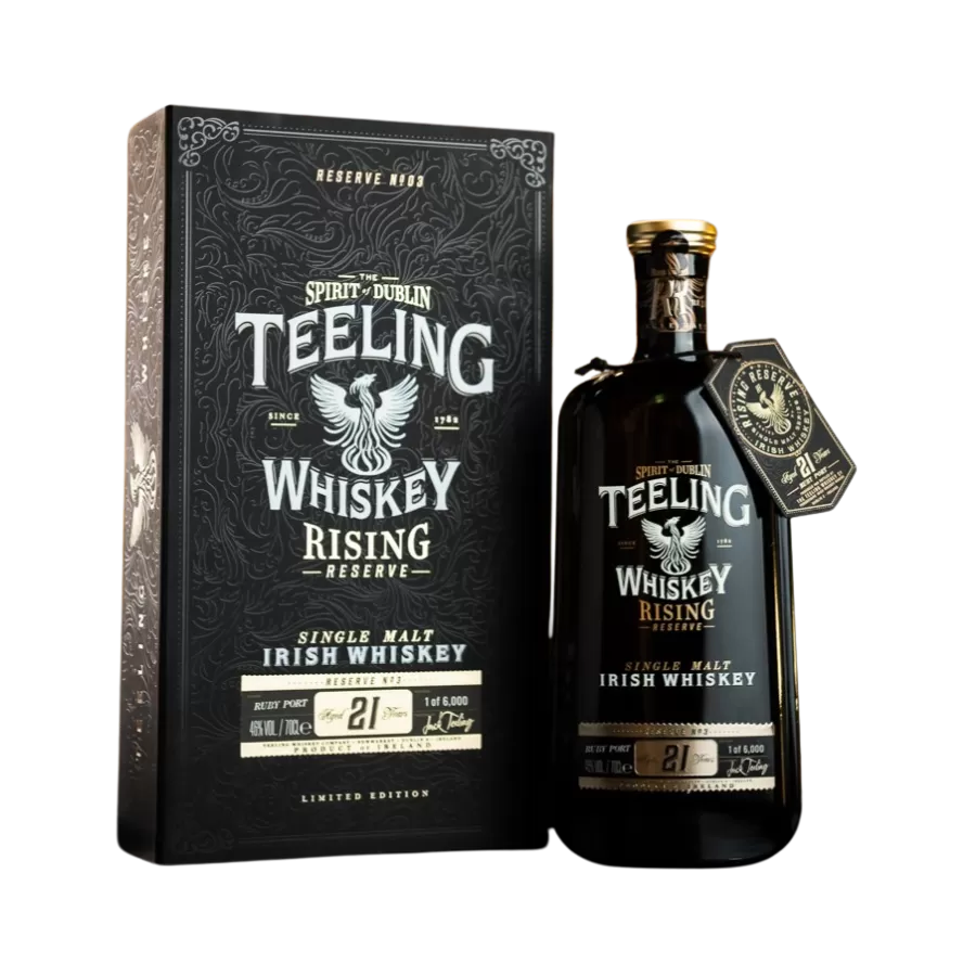 Rượu Whisky Teeling 21 Year Old Rising Reserved No.3 Ruby Port