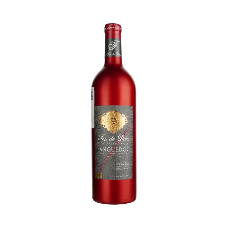 Rượu Vang Đỏ Pháp Feu De Dieu Vignoble Vellas Languedoc
