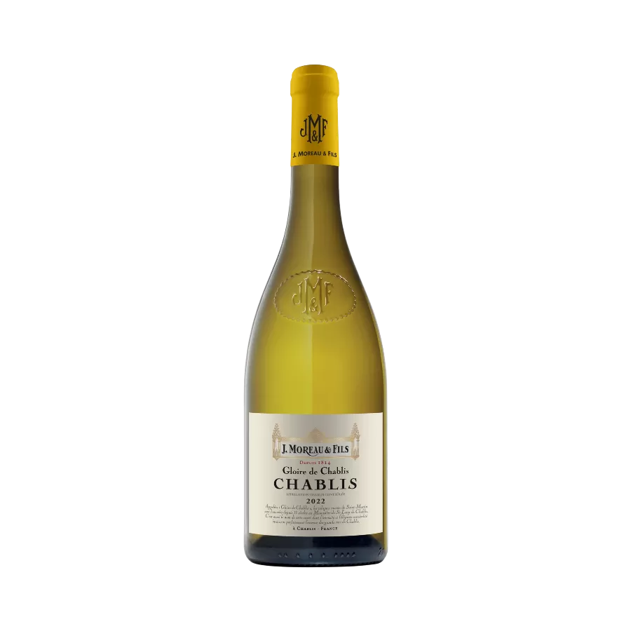 Rượu Vang Trắng Pháp J.Moreau & Fils Gloire De Chablis Chablis 2022