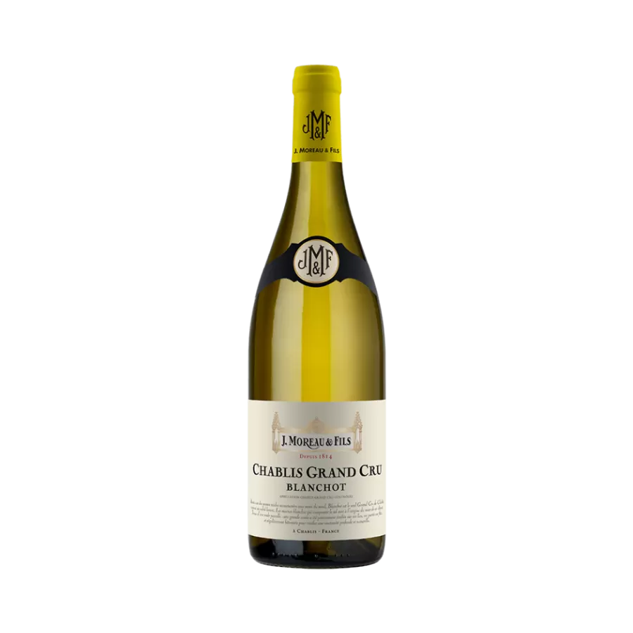 Rượu Vang Trắng Pháp J.Moreau & Fils Chablis Grand Cru Blanchot 2020
