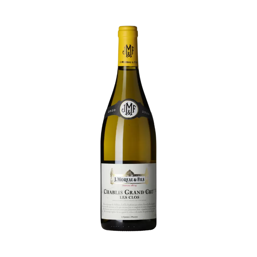 Rượu Vang Trắng Pháp J.Moreau & Fils Chablis Grand Cru Les Clos 2022
