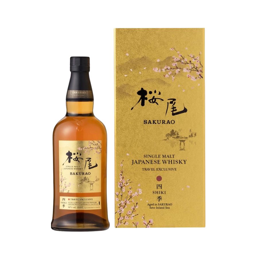 Rượu Whisky Nhật Sakurao Shiki Single Malt Travel Exclusive