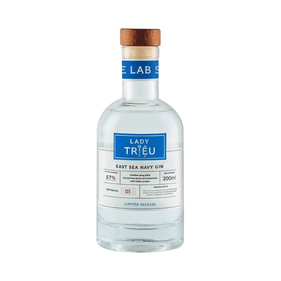 Rượu Gin Việt Nam Lady Triệu East Sea Navy Gin 200ml