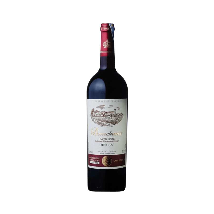 Rượu Vang Đỏ Pháp Bonecchance Merlot VDP D'Oc