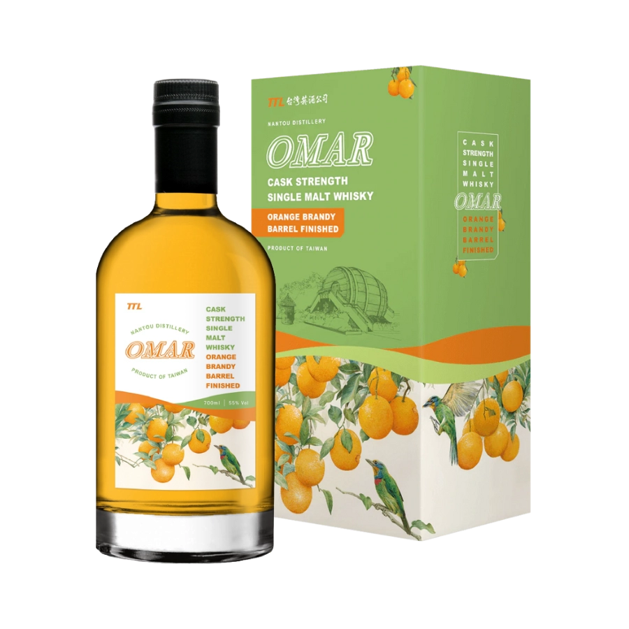 Rượu Whisky Omar Orange Brandy Barrel Finished Cask Strength