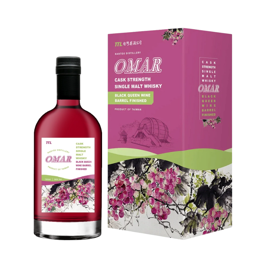 Rượu Whisky Omar Black Queen Wine Liqueur Barrel Finished Cask Strength