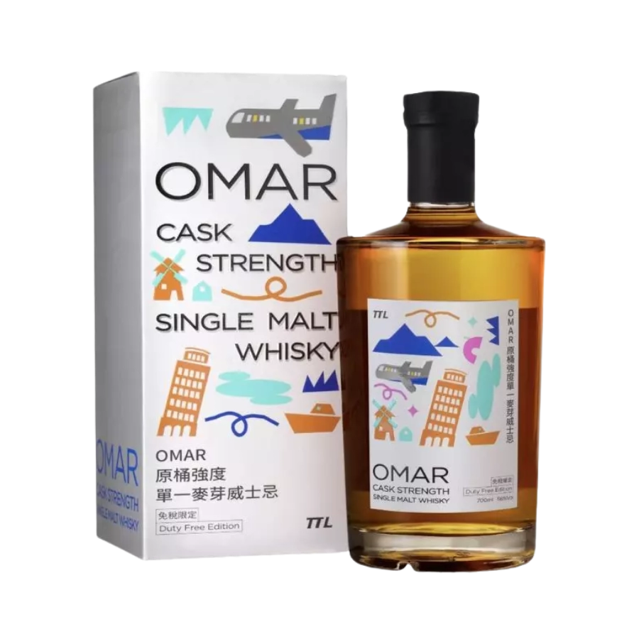 Rượu Whisky Omar Cask Strength Single Malt Taiwan Exclusive