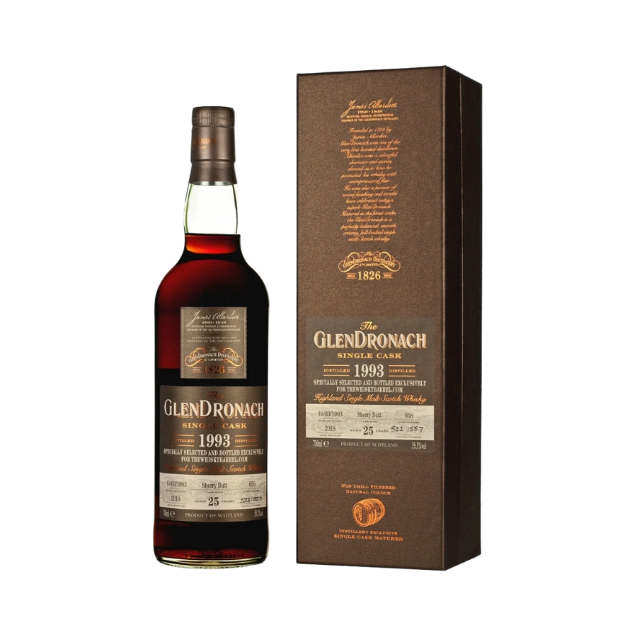 Rượu Whisky Glendronach 25 Year Old 1993