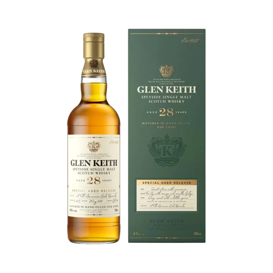Rượu Whisky Glen Keith 28 Year Old