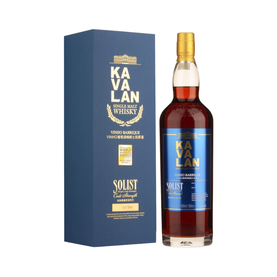 Rượu Whisky Kavalan Solist Vinho Barrique Cask Strength 1000ml