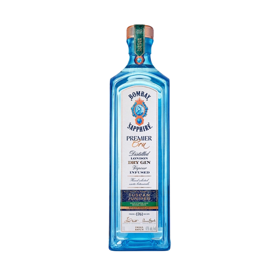 Rượu Gin Anh Quốc Bombay Sapphire Premium Cru Tuscan Juniper 1000ml