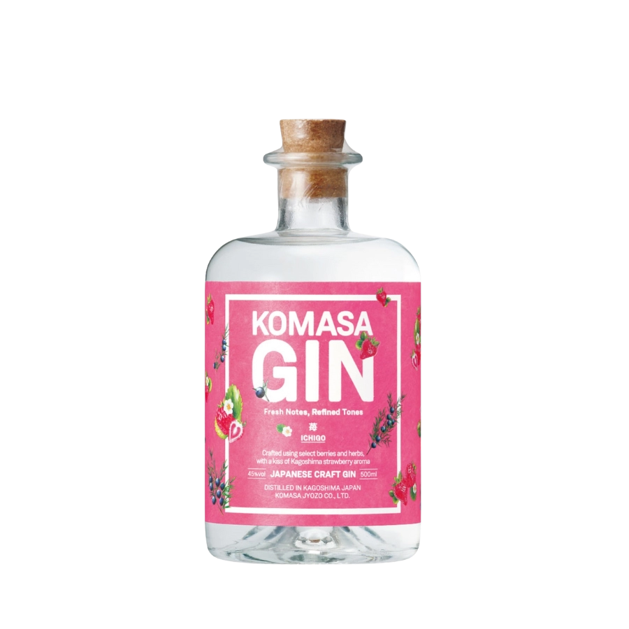 Rượu Gin Nhật Komasa Ichigo (Strawberry)