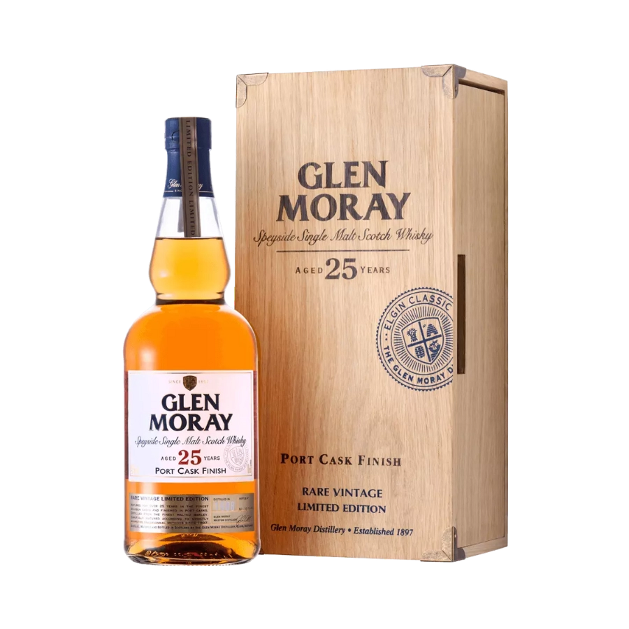 Rượu Whisky Glen Moray 25 Port Cask Finish