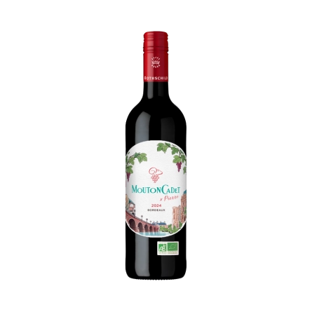 Rượu Vang Đỏ Pháp Baron P. de Rothschild Mouton Cadet Rouge x Pierre